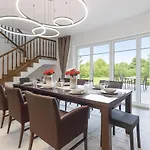 Luxury House With Pool, Garden, Ac & Sauna דירה *